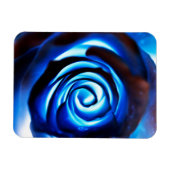 Magical Blue Blume Flexible Foto Magnet (Horizontal)