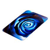 Magical Blue Blume Flexible Foto Magnet (Linke Seite)
