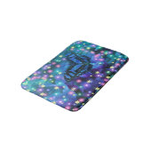 Magical Blue Butterfly Badematte (Schrägansicht)