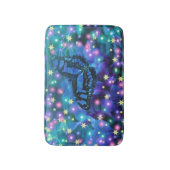 Magical Blue Butterfly Badematte (Vorderseite Vertikal)