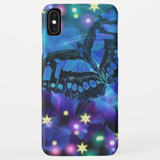 Magical Blue Butterfly Case-Mate iPhone Hülle (Rückseite)