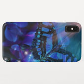 Magical Blue Butterfly Case-Mate iPhone Hülle (Rückseite (Horizontal))