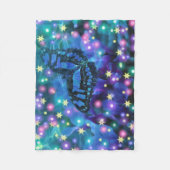Magical Blue Butterfly Fleecedecke (Vorderseite)