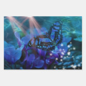 Magical Blue Butterfly Geschenkpapier Set (Vorderseite 3)