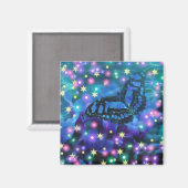 Magical Blue Butterfly Magnet (Vorderseite/Rückseite)