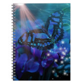 Magical Blue Butterfly Notizblock (Vorderseite)