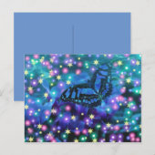 Magical Blue Butterfly Postkarte (Vorne/Hinten)