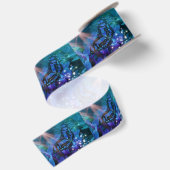 Magical Blue Butterfly Satinband (Rückseite)