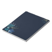 Magical Blue Flowers Notizblock (Rotiert)