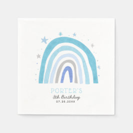 Magical Blue Rainbow Kindergeburtstag Party Napkin Serviette