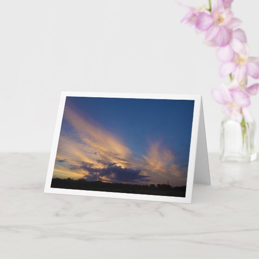 Magical Blue Sky Karte (Orchidee)