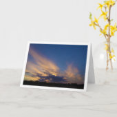 Magical Blue Sky Karte (Gelbe Blume)