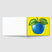 Magical Blue Starry Apple Gästebuch (Voll)