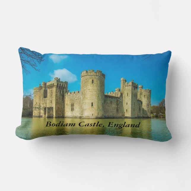 Magical Bodiam Castle in East Sussex England Lendenkissen (Vorderseite)