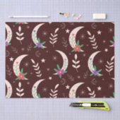 Magical Boho Blumenmond Seidenpapier (Handwerk)