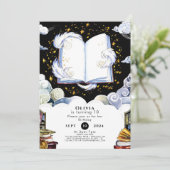 Magical Boho Children's Storybook Geburtstag Einladung (Stehend Vorderseite)