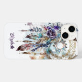 Magical Boho Crystals Dreamcatcher Case-Mate iPhone Hülle (Rückseite (Horizontal))