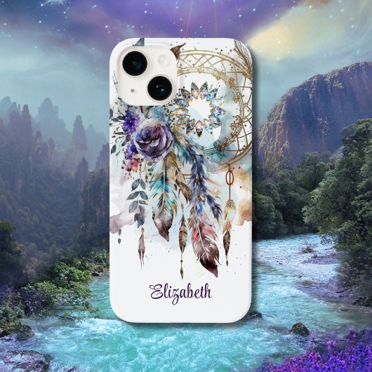 Magical Boho Crystals Dreamcatcher Case-Mate iPhone Hülle