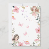 Magical Boho Fairy Baby Shower Invitatio Einladung (Rückseite)