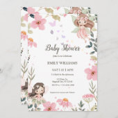 Magical Boho Fairy Baby Shower Invitatio Einladung (Vorne/Hinten)