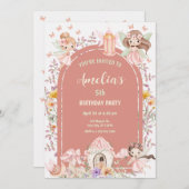 Magical Boho Fairy Garden Einladung (Vorne/Hinten)