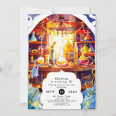 Magical Boho Labrador Scientist Birthday Einladung (Vorderseite)