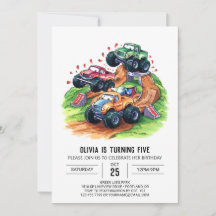 Magical Boho Monster Truck Birthday
