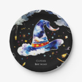 Magical Boho Verzauberter Zauberer Geburtstag Pappteller (Vorderseite)