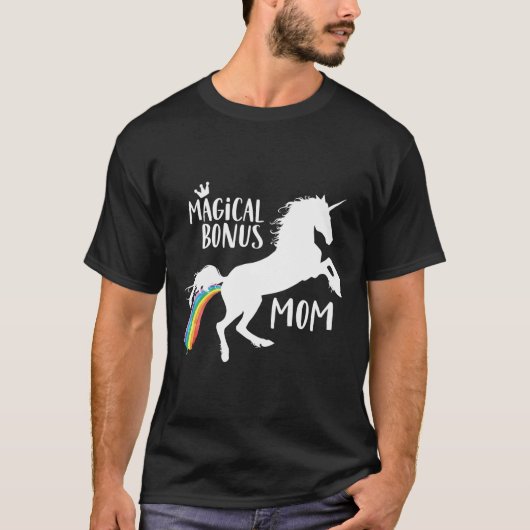 Magical Bonus Mama Unicorn Stepmutter Best Stepmut T-Shirt (Vorderseite)