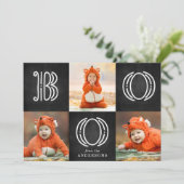 Magical Boo | Halloween-Fotokarte Feiertagskarte (Stehend Vorderseite)