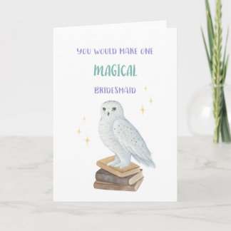 Magical Bridesmaid Vorschlag Card Karte