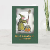 Magical Brthday Karte (Vorderseite)