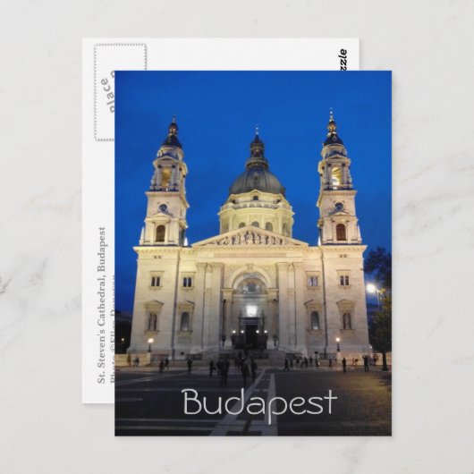 Magical Budapest Postkarte (Vorne/Hinten)