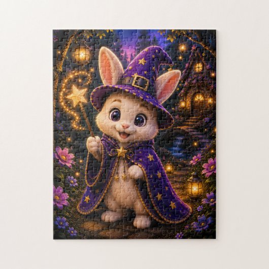 Magical Bunny Wizard Jigsaw Puzzle (Vertikal)