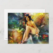 Magical Butterfly Fairy Postkarte (Vorne/Hinten)
