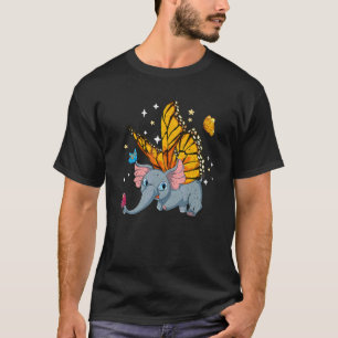 Magical Butterfly Zoo Animal Niedlich Africa Eleph T-Shirt