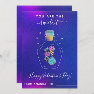 Magical Candy Jar Kinder Schule Valentinstag Niedl Feiertagskarte