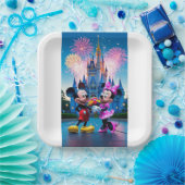 Magical Castle Mickey and Minnie Mouse Party Paper Pappteller (Party)