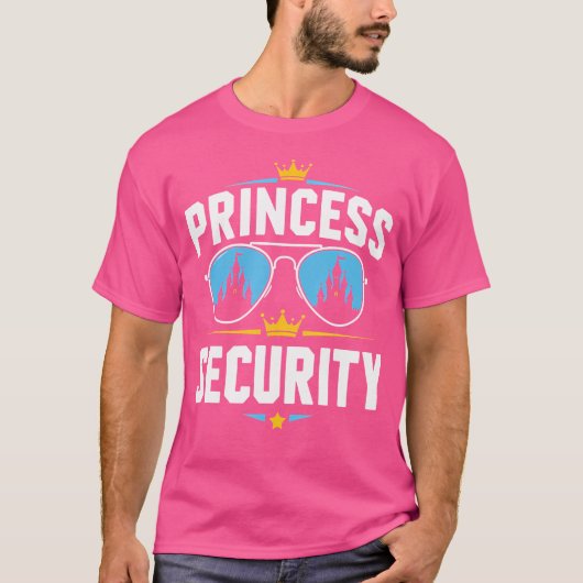 Magical Castle Sunglasses Princess Bodyguard Funny T-Shirt (Vorderseite)