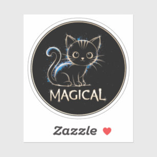 Magical Cat Aufkleber