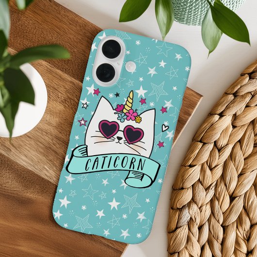 Magical Caticorn | Kawaii Cartoon Unicorn Cat Case-Mate iPhone Hülle