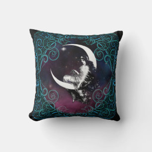 Magical Celestial Moon Lady Kissen