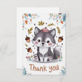 Magical Charming Wolf Dankeskarte (Vorne/Hinten)