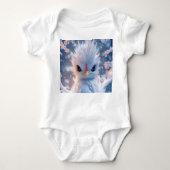 Magical Cherry Blossom Bird - Baby Bodysuit Baby Strampler (Vorderseite)