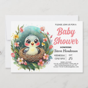 Magical Chic Colibri Babydusche Einladung