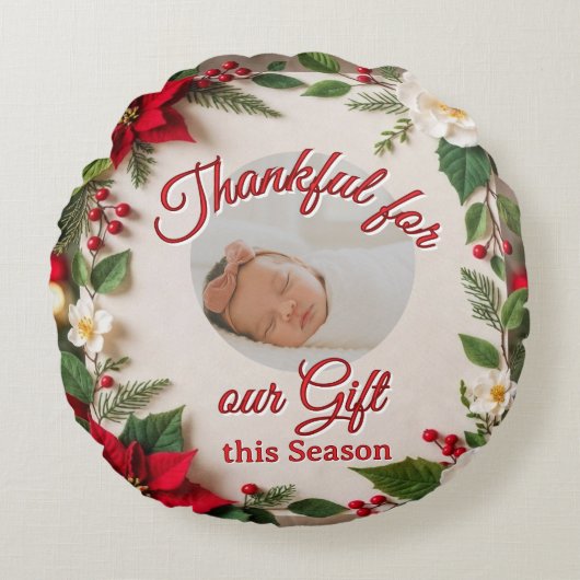 'Magical Childhood' Round Pillow Rundes Kissen (Vorderseite)