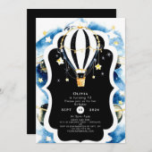 Magical Children's Hot Air Ballon Geburtstag Einladung (Vorne/Hinten)