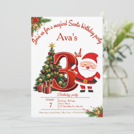 Magical Christmas Birthday Card for Girls Dankeskarte