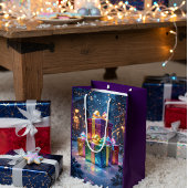 Magical Christmas Gift Bag – Luxury Festive Mittlere Geschenktüte