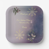 Magical Christmas Glow Christmas Birthday plates Pappteller (Vorderseite)